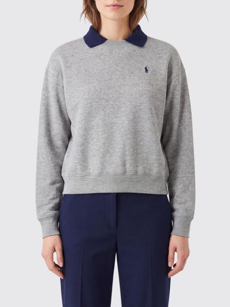 Polo Ralph Lauren Polo in misto cotone a maniche lunghe con logo Pony