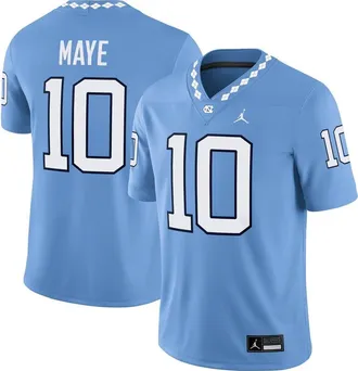 Jordan Brand Mens Jordan Brand Drake Maye Light Blue North Carolina Tar Heels Home Game Jersey at Nordstrom, Size Xxx-Large