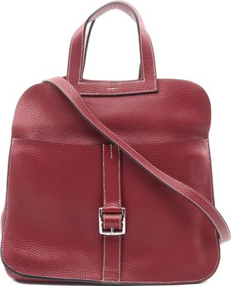 Herm&egrave;s 2014 31 Arzan leather handbag - Red