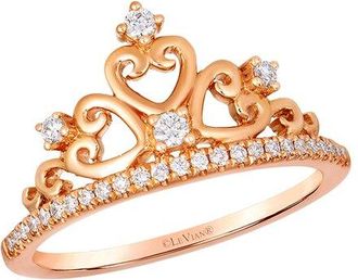 Le Vian 14K Rose Gold 0.19 Ct. Tw. Diamond Ring