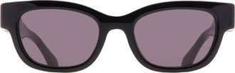 Ferragamo Grey Rectangular Ladies Sunglasses SF2067S 001 52
