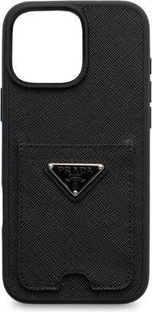 Prada Cover per iPhone 16 Pro Max - Nero