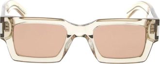 Saint Laurent Stijlvolle Zonnebril voor Trendy Looks - unisex - Zonnebrillen - Grijs - ONE Size - Accessoires