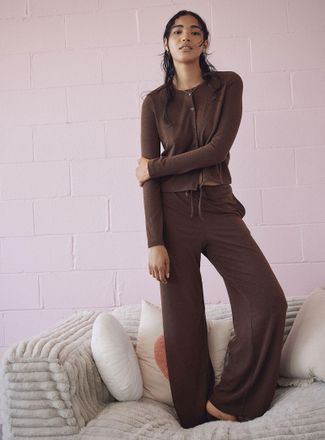 Twik Womens Ultra-comfortable solid lounge pant