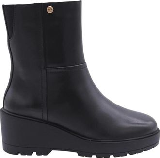 Geox Gans Enkellaars voor vrouwen - Dames - Sleehakken - Zwart - 40 EU - Schoenen