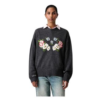 Stine Goya Maglione Girocollo - - Knitwear - Donna - Grigio - XS