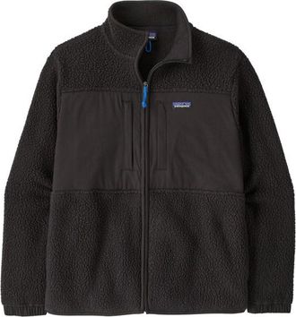 Patagonia Retro Pile Patch Jacket Fleecejacke f&uuml;r Herren | schwarz