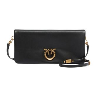 Pinko Shoulder Bags, female, Black, Size: ONE SIZE Love Bag Click Soft Horizontal