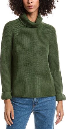 Forté Cashmere Luxe Wool & Cashmere-Blend Turtleneck Sweater