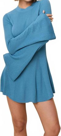 Solid & Striped Babetta Mini Dress In Blue