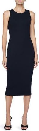 L'agence Racerback Midi Dress in Black at Nordstrom Rack, Size Xx-Small