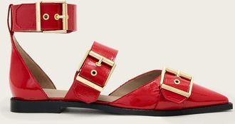 AllSaints Leather Sutton Patent Shoes, Size: UK 4/ US 7/ EU 37