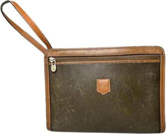 Celine Pre-owned Vintage Clutch - Dames - Vintage Clutch - Bruin - ONE Size - Leer - Vintage