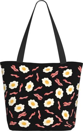 AOOEDM Delicious-Bacon Ladies Shopping Bag 13x11x7in.The Perfect ValentineS Day Gift.It Is The Best ValentineS Day Gift For Mom, Daughter, Wife,Etc