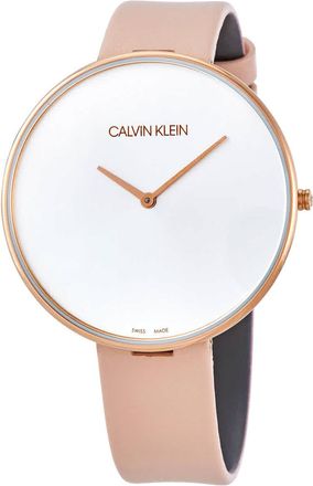 Calvin Klein Full Moon Quartz Silver Dial Ladies Watch K8Y236Z6