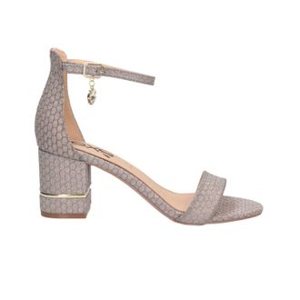 Ex&eacute; Womens Penny Heel Sandal In Champange