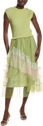 Gracia Tulle Skirt A-Line Midi Dress