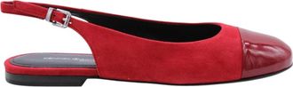 Kennel & Schmenger Stijlvolle Slingback Schoenen - Dames - Ballerinas - Rood - 38 EU - Schoenen