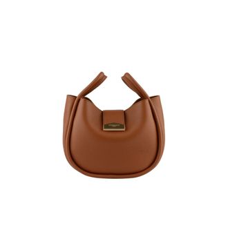 Pourchet Le sac Liane - PM - Dames - Tassen - Bruin - Maat: ONE Size Leer
