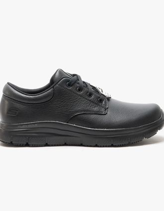 Skechers Mens Skechers Work 77513EC FLEX ADVANTAGE - FOURCHE SR Mens Occupational Trainers Black - Size: 10.5