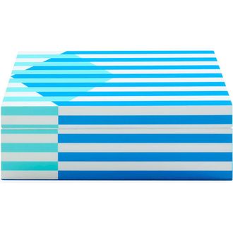 Jonathan Adler Copenhagen Lacquer Box in Blue /White at Nordstrom, Size Small