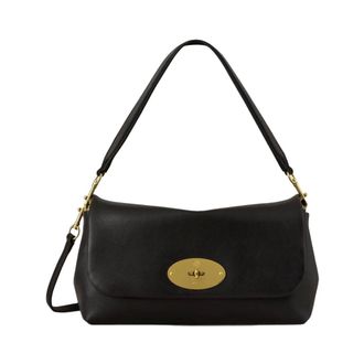 Mulberry Delilah Flap Bag - Dames - Tassen - Zwart - Maat: ONE Size Leer