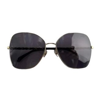 Chanel Occhiali da sole in tessuto Pre-owned - - Pre-owned - Donna - Nero - ONE SIZE