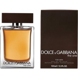 Dolce & Gabbana Mens D&G The One For Men 100ml EDT Spray - One Size