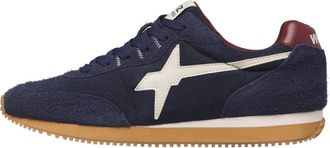 W6YZ Samoa-Uni. - unisex - Sneakers - Blauw - 43 EU - Leer - Schoenen