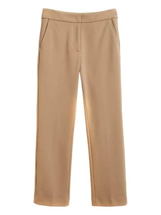 GANT concealed-fastening pocket trousers - women - Polyester/Cotton/Elastane/Polyester/Cotton - 38 - Neutrals