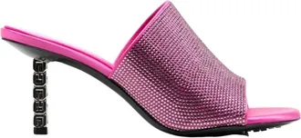 Givenchy Rhinestone-Embellished Mule - Pink
