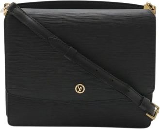 Louis Vuitton Pre-owned Cross Body Bags, female, Black, Size: ONE SIZE Pre-owned Epi Clutch Shoulder Bag