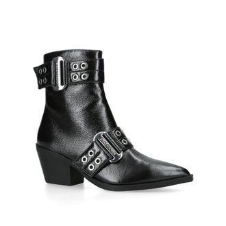 Steve Madden Womens Splurge Black Boots - Size UK 3