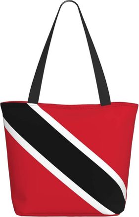 AOOEDM Trinidad And Tobago Flag Ladies Shopping Bag 13x11x7in.The Perfect ValentineS Day Gift.It Is The Best ValentineS Day Gift For Mom, Daughter, Wife,Etc