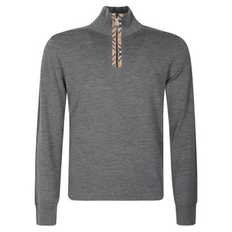 Burberry Turtlenecks - male - Burberry - Turtlenecks - Gray - L - Knitwear