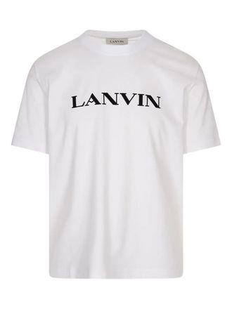 Lanvin T-Shirt In Cotone Con Logo-Uomo