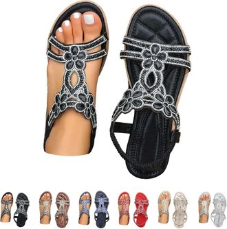 Generic Sandals for Women,Womens Sandals,Casual Open Toe Orthopedic Shoes Lightweight Summer Cushion Plantar Fasciitis Ankle Strap Fashion Slingback Slides