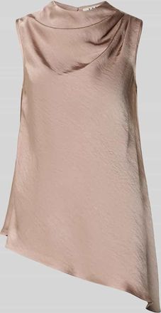 Little Mistress Blusentop mit Drapierungen in Mauve, Gr&ouml;&szlig;e XL