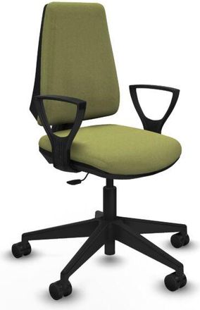 Piqueras y Crespo Piqueras Y Crespo - Elche Cp Bali Verde Oliva Brazos Fijos Base Piramidal Ruedas Nailon 65mm