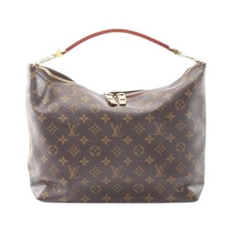 Louis Vuitton Pre-owned Shoulder Bags, female, Brown, Size: ONE SIZE Pre-owned Canvas Shoulder Bag