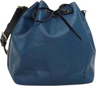 Louis Vuitton Pre-owned Bucket Bags, female, Blue, Size: ONE SIZE Pre-owned Leather louis-vuitton-bags