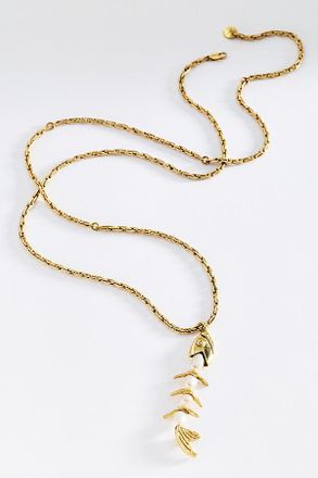 Alemais Calypso Pearl Fish Necklace