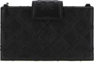 Tory Burch Fleming Portafogli Nero-Donna