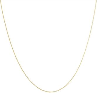 Pompeii3 14k Yellow Gold 0.7 millimeters Cable Necklace (18 inches)