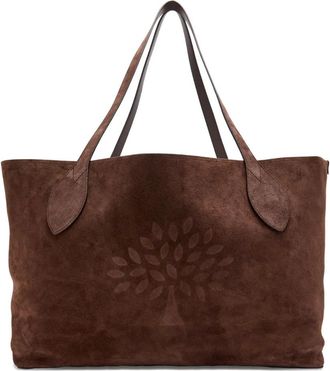 Mulberry Borsa tote con motivo albero - Marrone