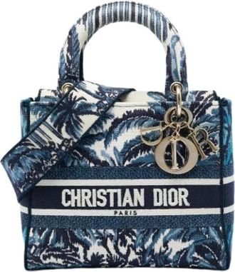 Dior Pre-owned Lady D-Lite - Dames - Vintage Mini Tas - Blauw - ONE Size - Vintage