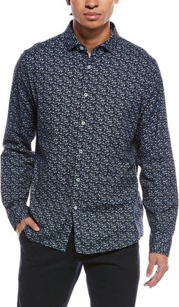 Stone Rose Stretch Print Shirt