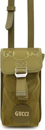 Gucci Green Nylon Leather Shoulder Bag (Pre-Owned)