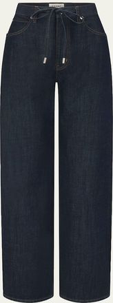 Frame Denim The Off-Duty Drawstring Bow Jeans