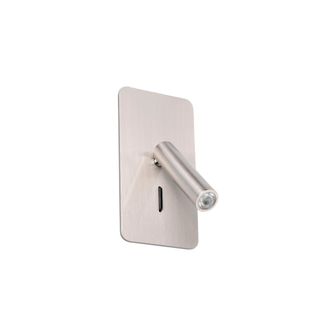 Faro Barcelona Suau Empotrable De Pared Niquel Satinado 62126